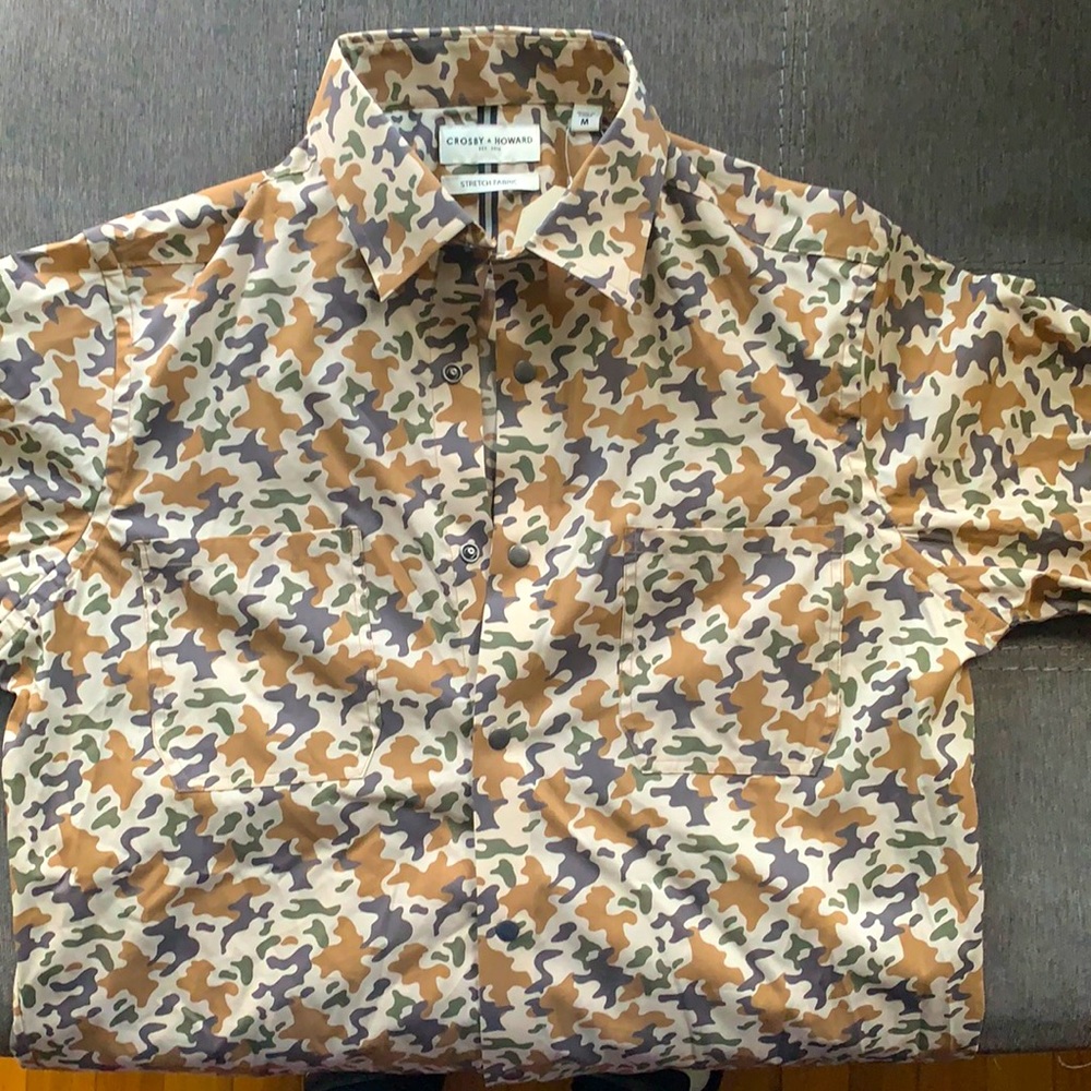 Crosby & Howard camo shirt